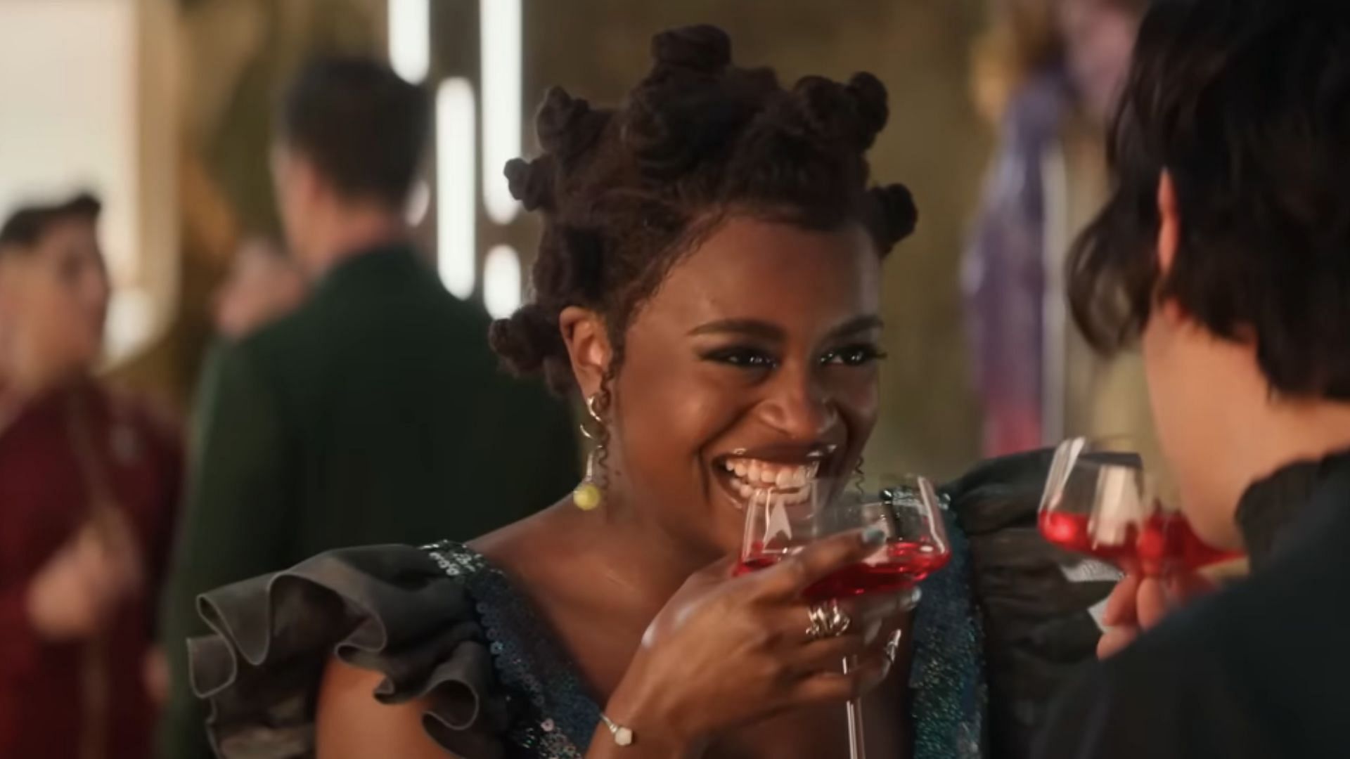 Celia Rose Gooding as Uhura (Image via YouTube/Paramount Plus)